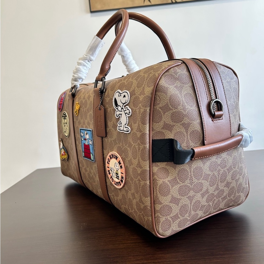 Coach Snoopy Collab Handheld Weekender Bag - Picture 2 of 8